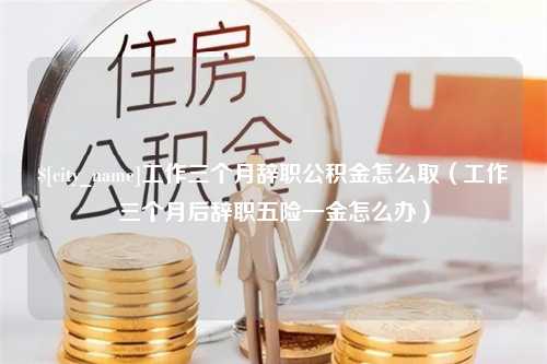 山东工作三个月辞职公积金怎么取（工作三个月后辞职五险一金怎么办）